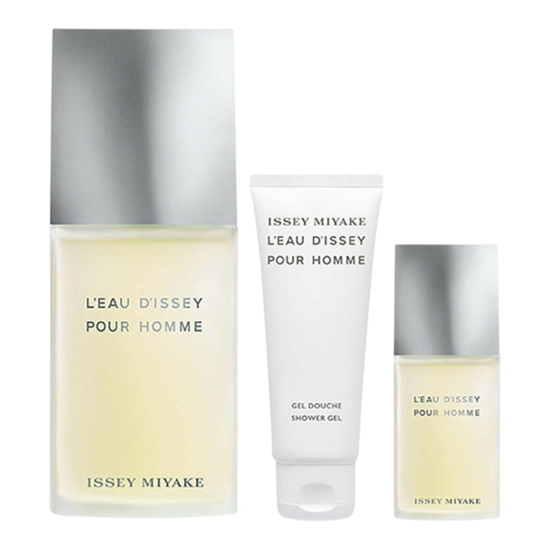 ISSEY MIYAKE SET L'EAU D'ISSEY POUR HOMME 125 ML+15 ML+SHOWER GEL 75 ML