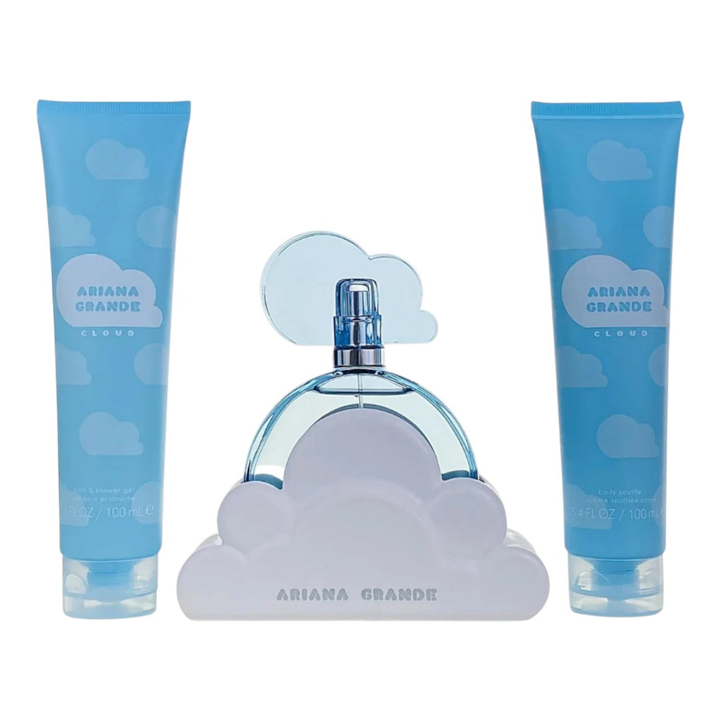 ARIANA GRANDE SET CLOUD 3 PIEZAS CREME&SHOWER