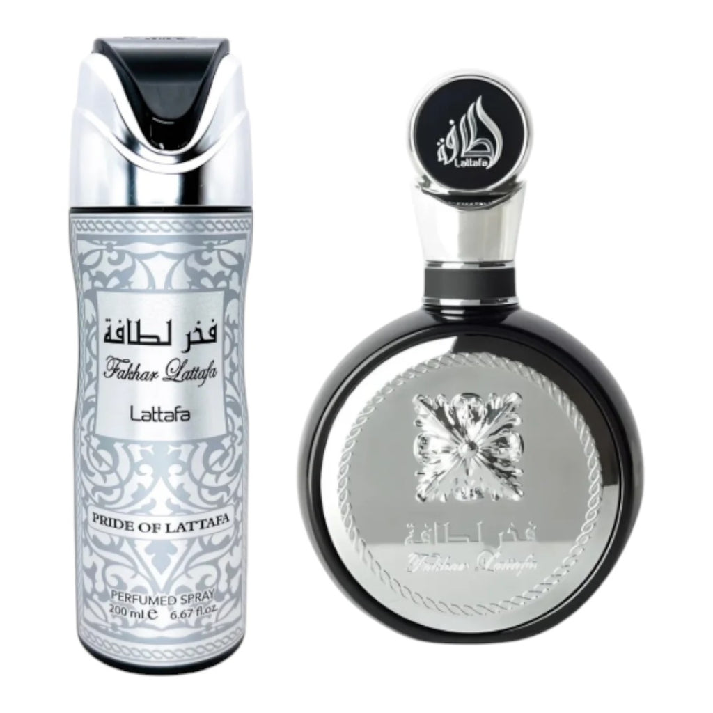 LATTAFA SET FAKHAR BLACK 2 PIEZAS