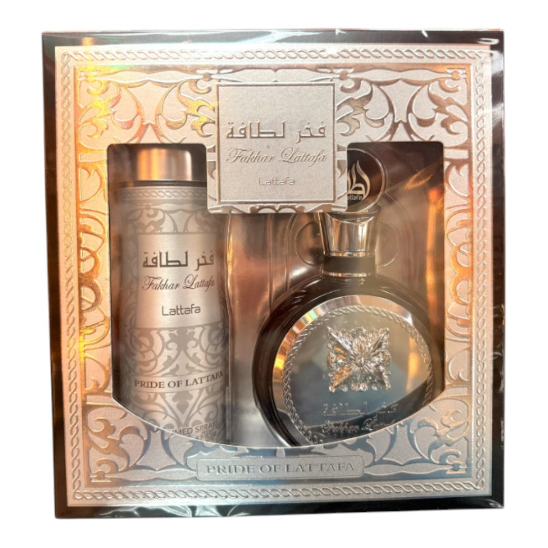 LATTAFA SET FAKHAR BLACK 2 PIEZAS