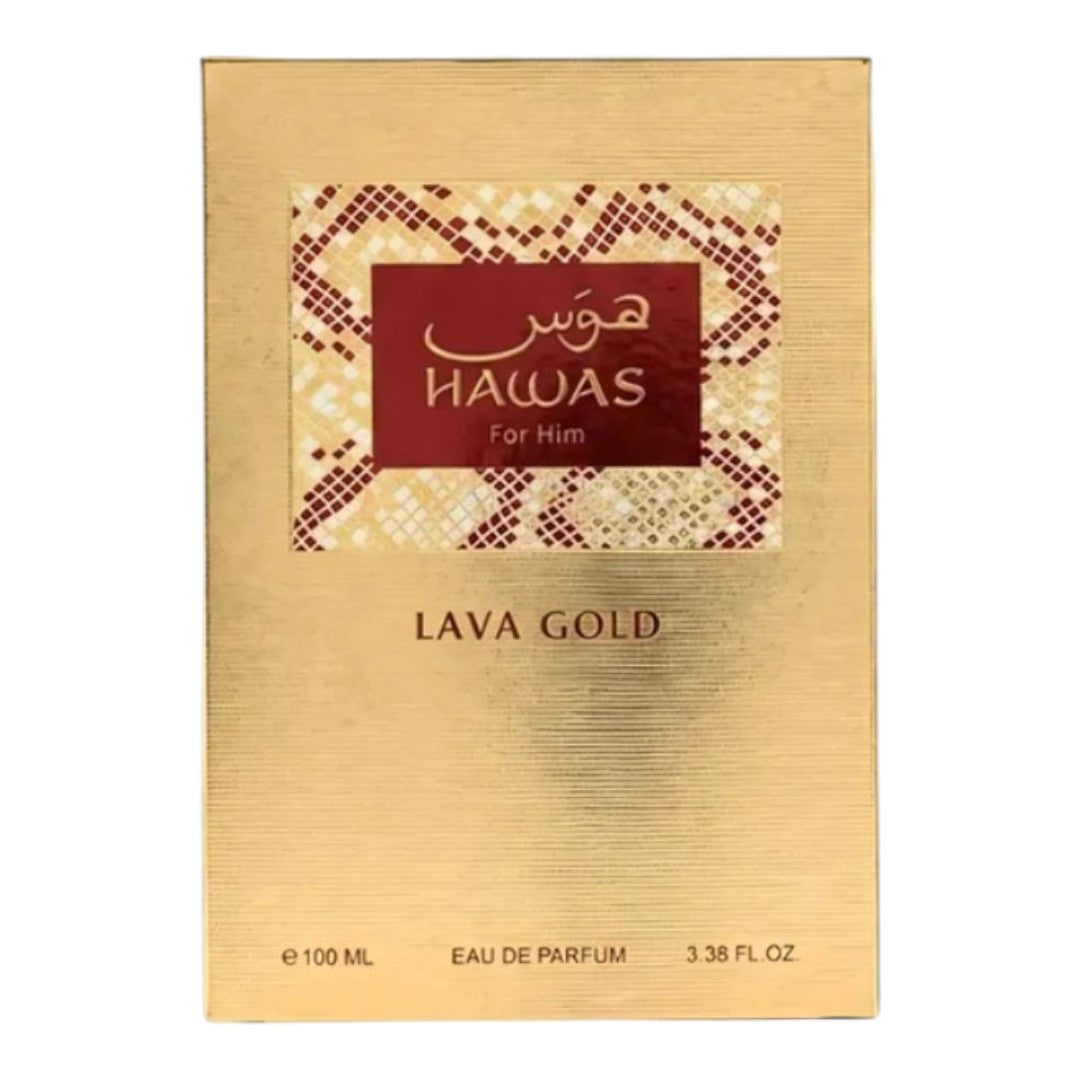 RASASI HAWAS FOR HIM LAVA GOLD EDP 100 ML