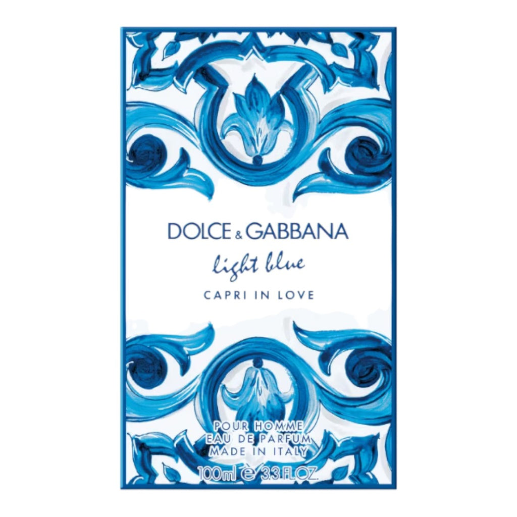 DOLCE & GABBANA LIGHT BLUE CAPRI IN LOVE POUR HOMME EDP 100 ML