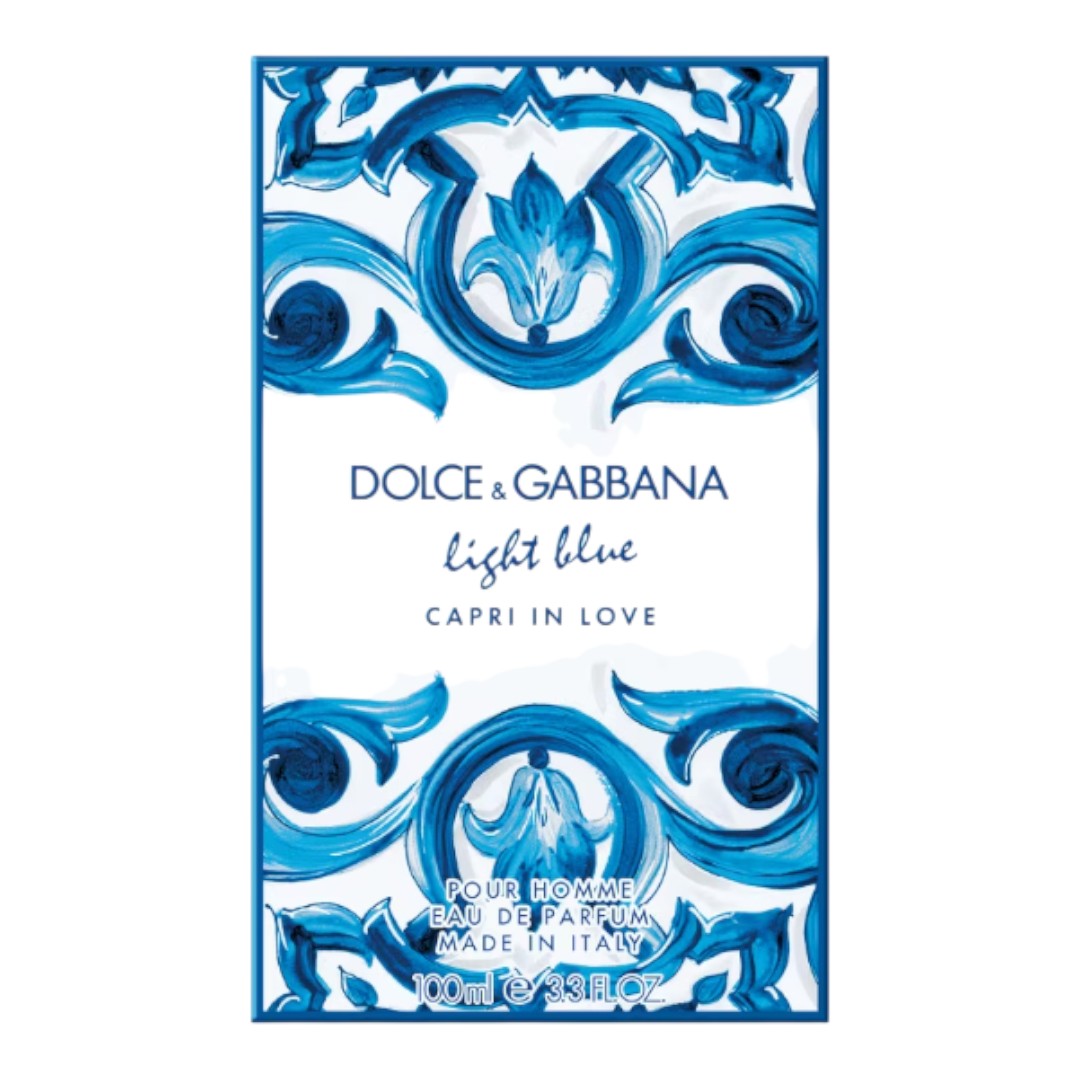 DOLCE & GABBANA LIGHT BLUE CAPRI IN LOVE POUR HOMME EDP 100 ML