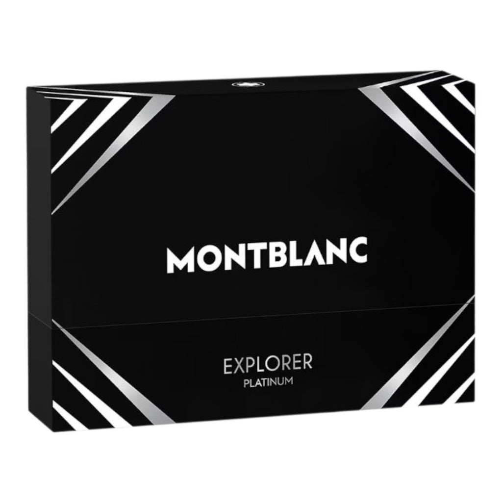 MONTBLANC SET EXPLORER PLATINUM 100 ML+7.5 ML+SHOWER GEL 100 ML 3 PIEZAS