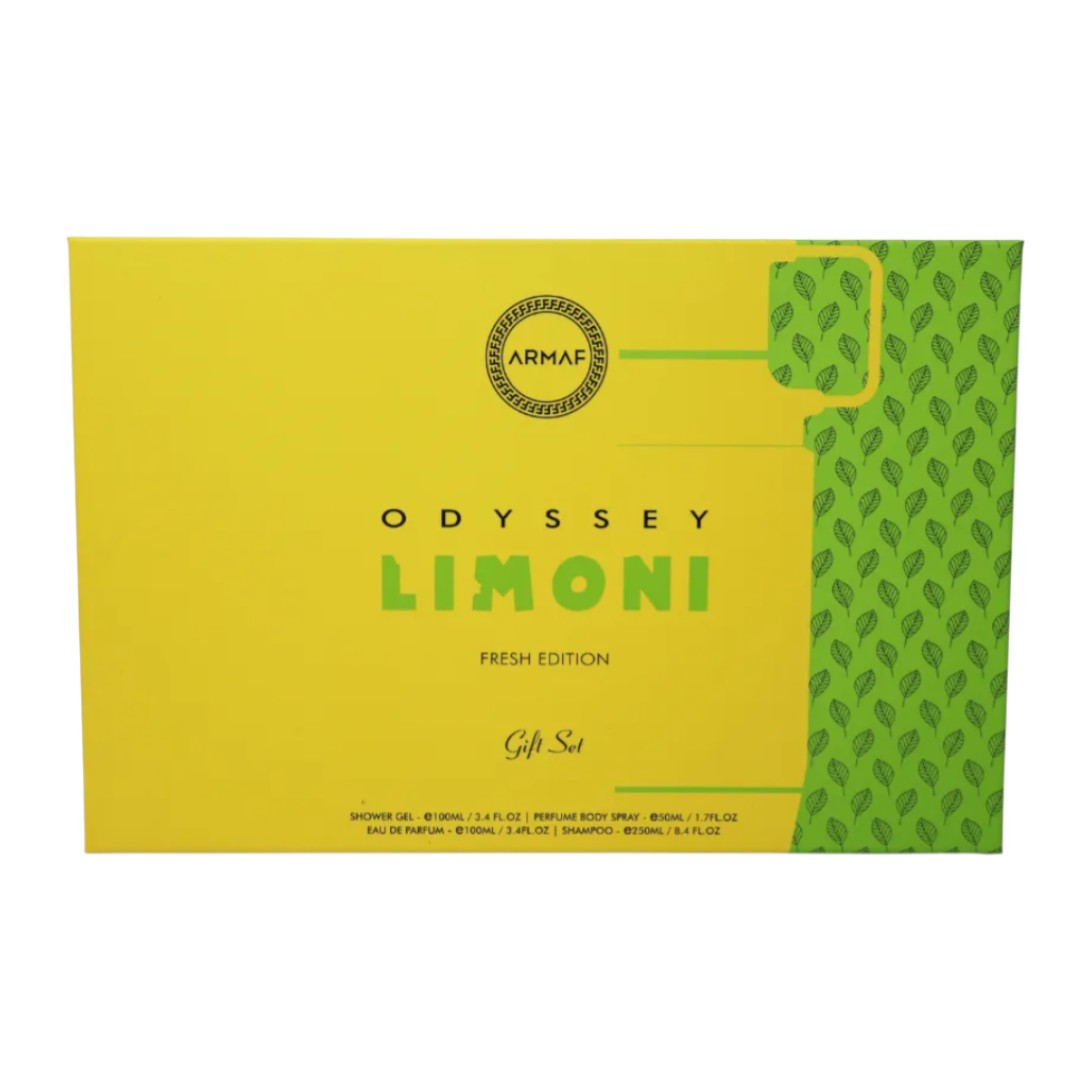 ARMAF ODYSSEY LIMONI FRESH EDITION GIFT SET 4 PIEZAS
