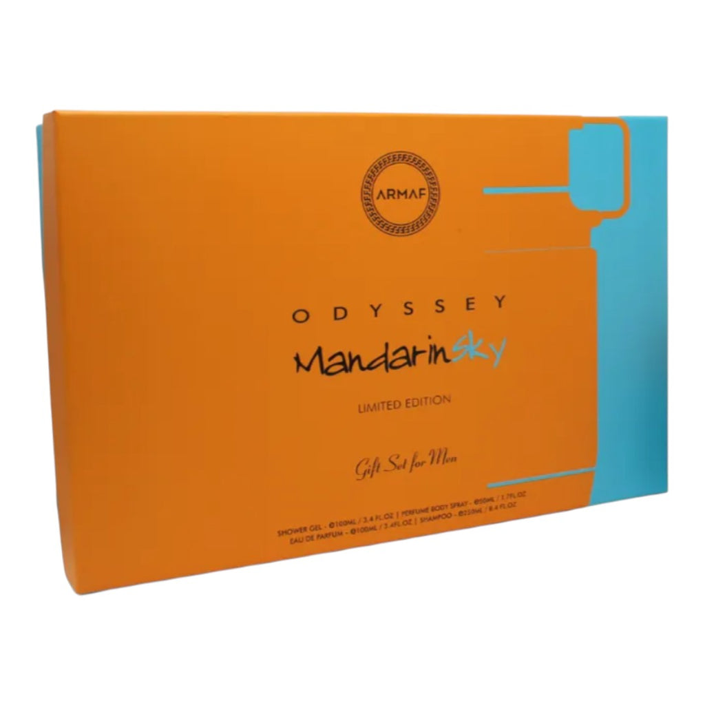 ARMAF ODYSSEY MANDARIN SKY GIFT SET FOR MEN 4 PIEZAS