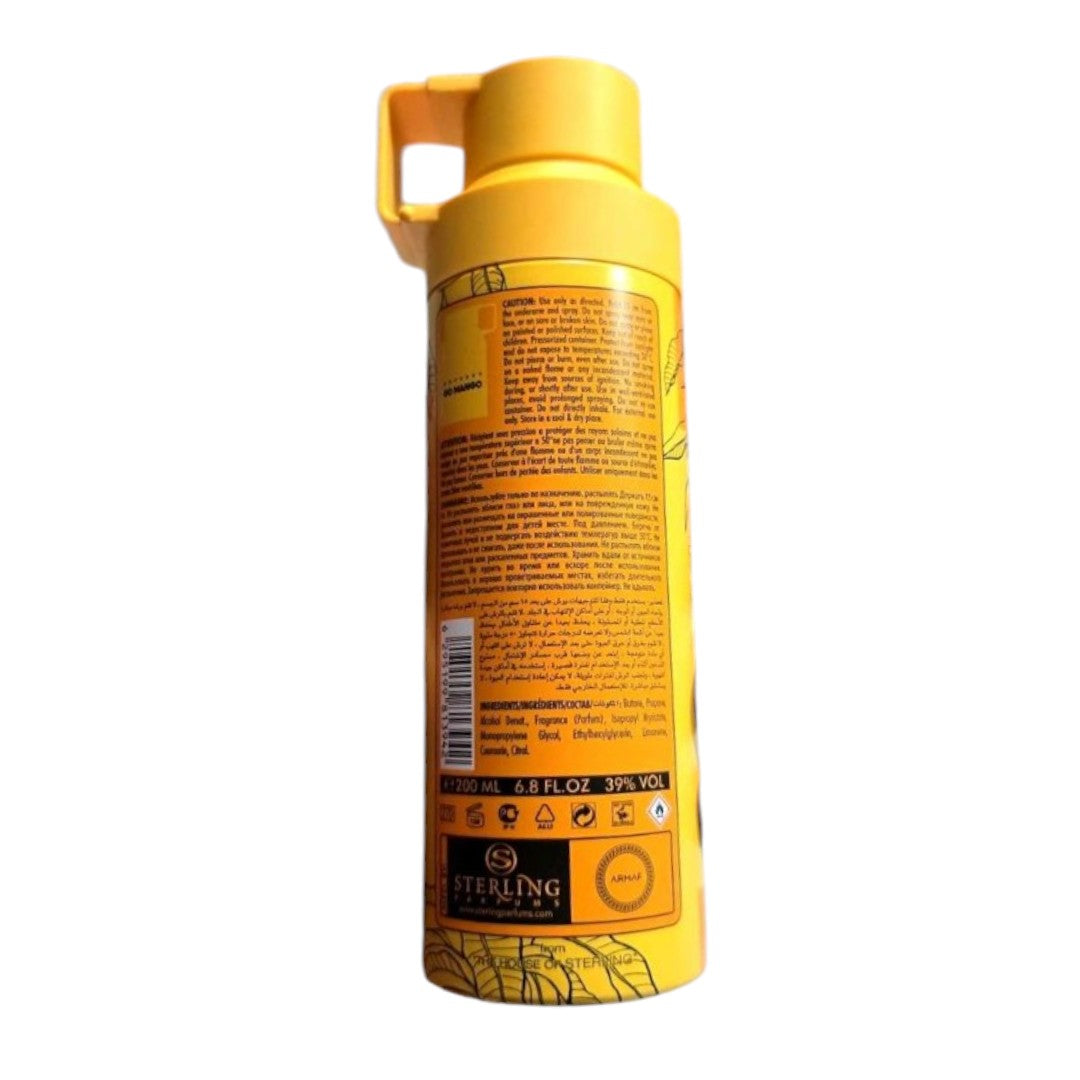 ARMAF ODYSSEY GO MANGO BODY SPRAY 200 ML
