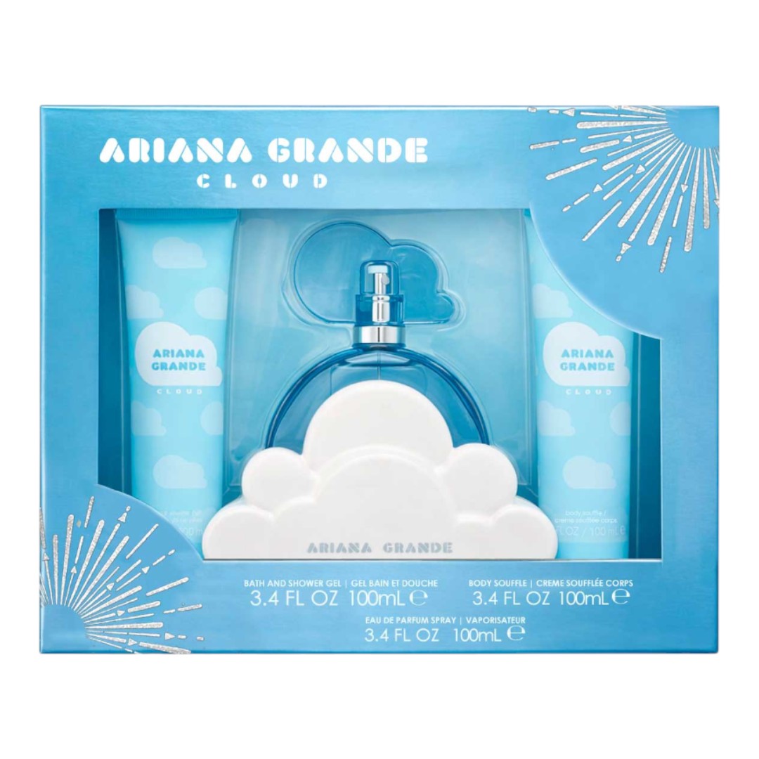 ARIANA GRANDE SET CLOUD 3 PIEZAS CREME&SHOWER