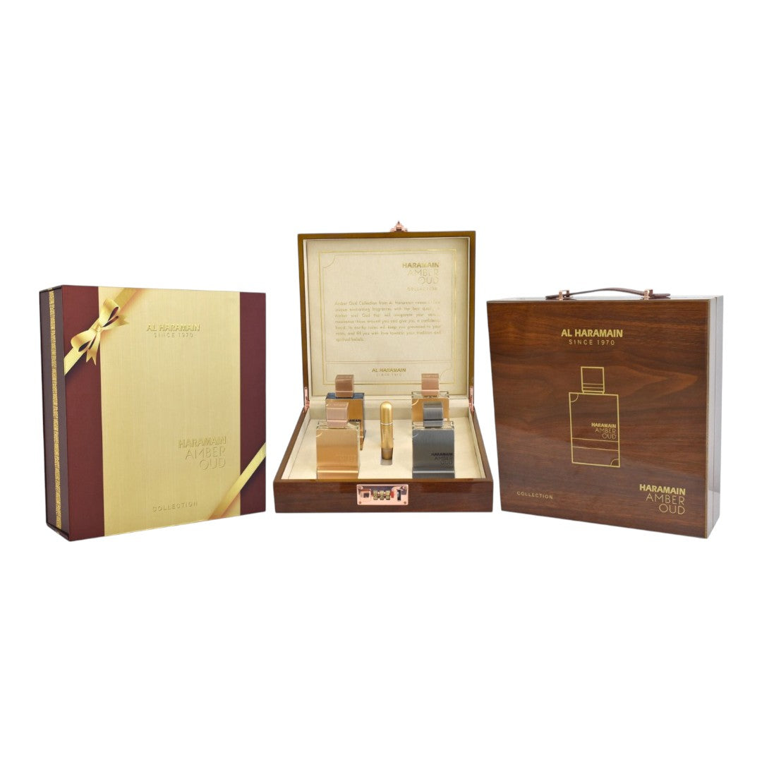 AL HARAMAIN AMBER OUD SET COLLECTION 4 PIEZAS EDP 60 ML