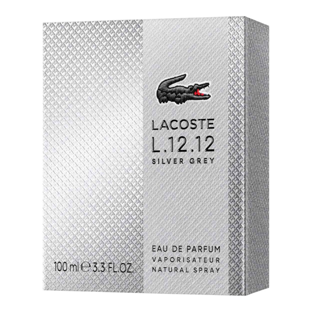 LACOSTE L.12.12 SILVER GREY EDP 100 ML