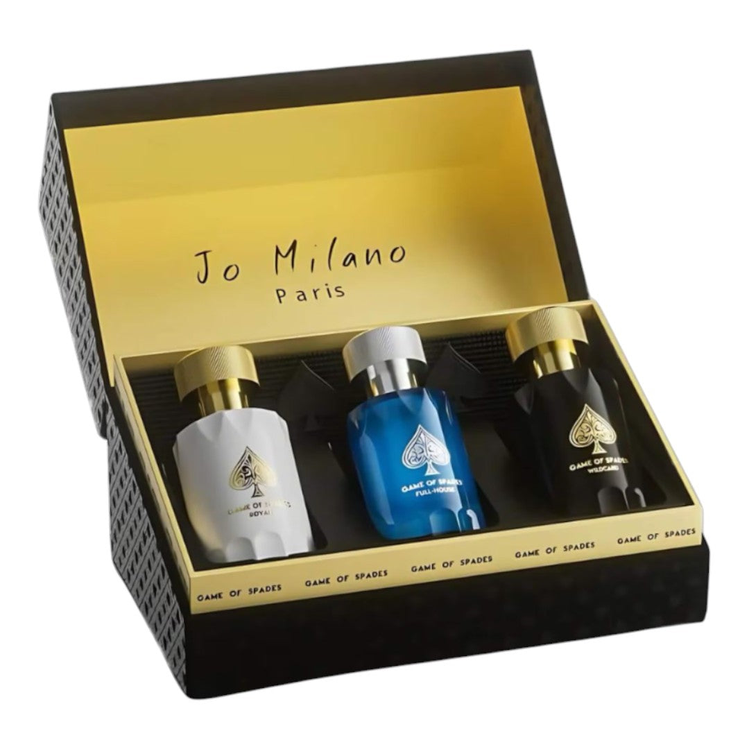JO MILANO GAME OF SPADES COLLECTION EDP 30 ML 3 PIEZAS