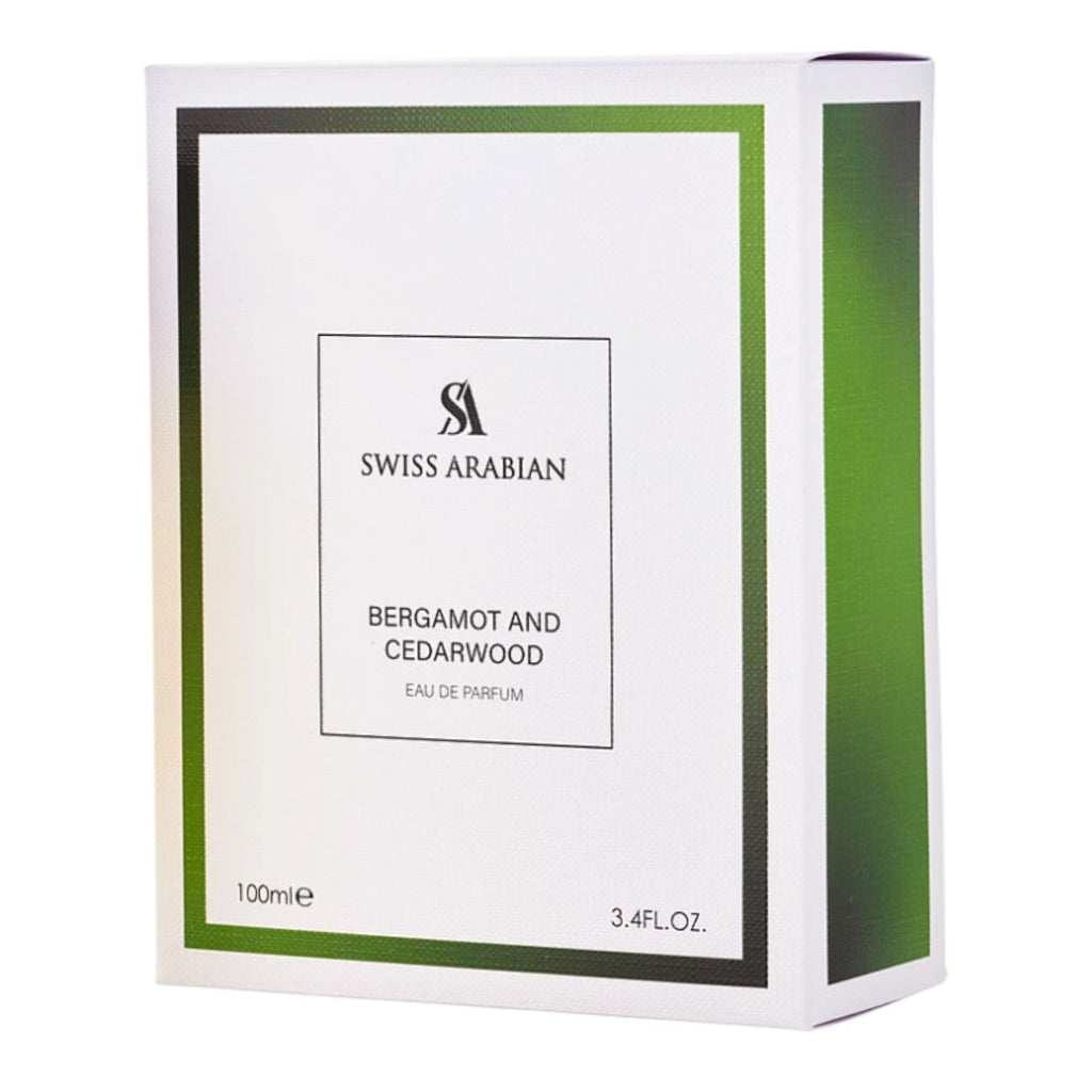 SWISS ARABIAN BERGAMOT AND CEDARWOOD EDP 100 ML