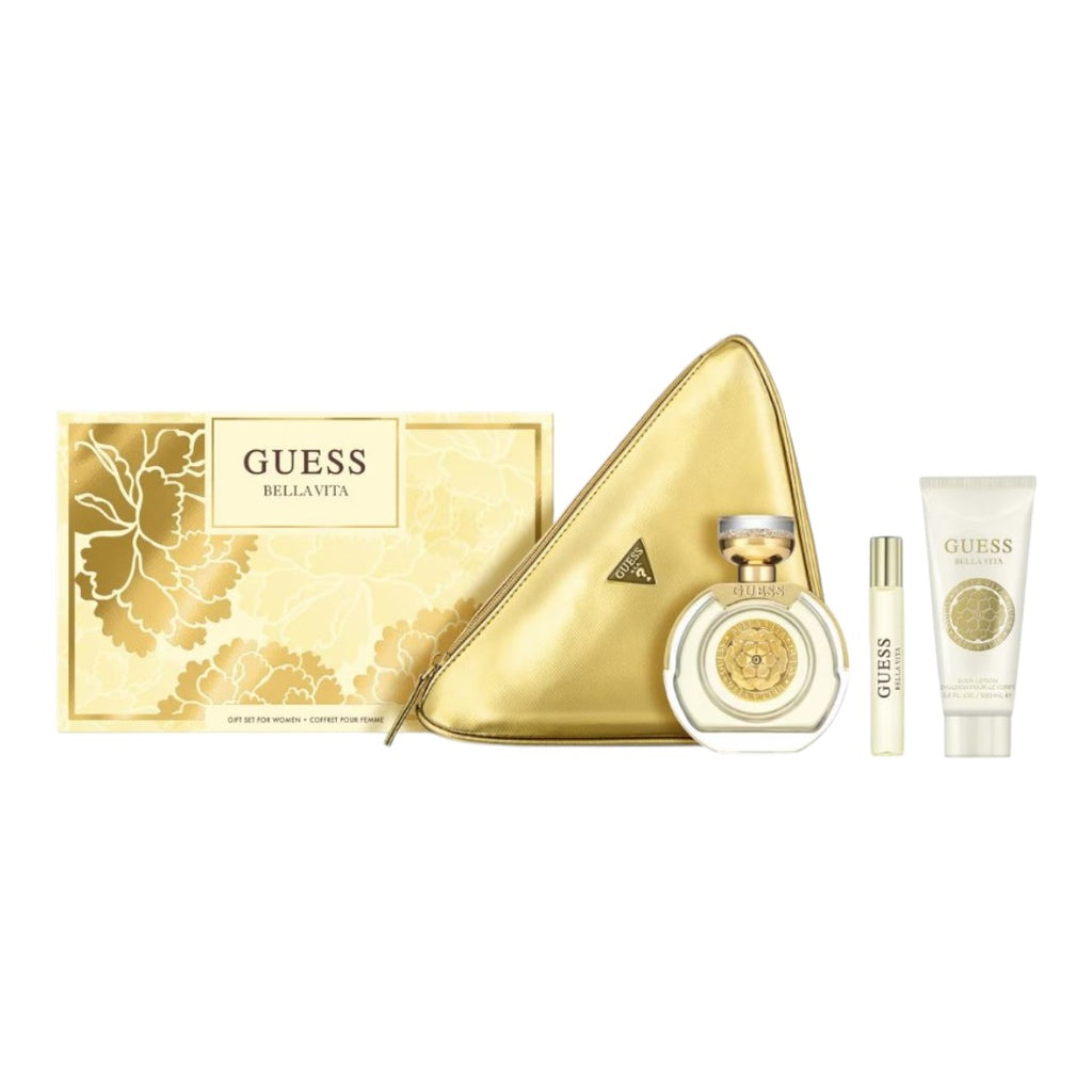 GUESS BELLA VITA GIFT SET FOR WOMEN 4 PIEZAS
