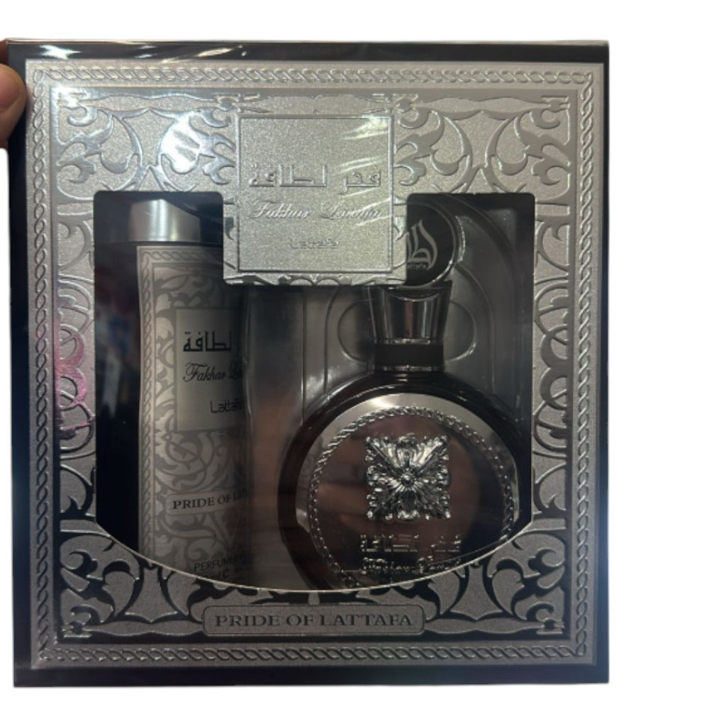 LATTAFA SET FAKHAR BLACK 2 PIEZAS