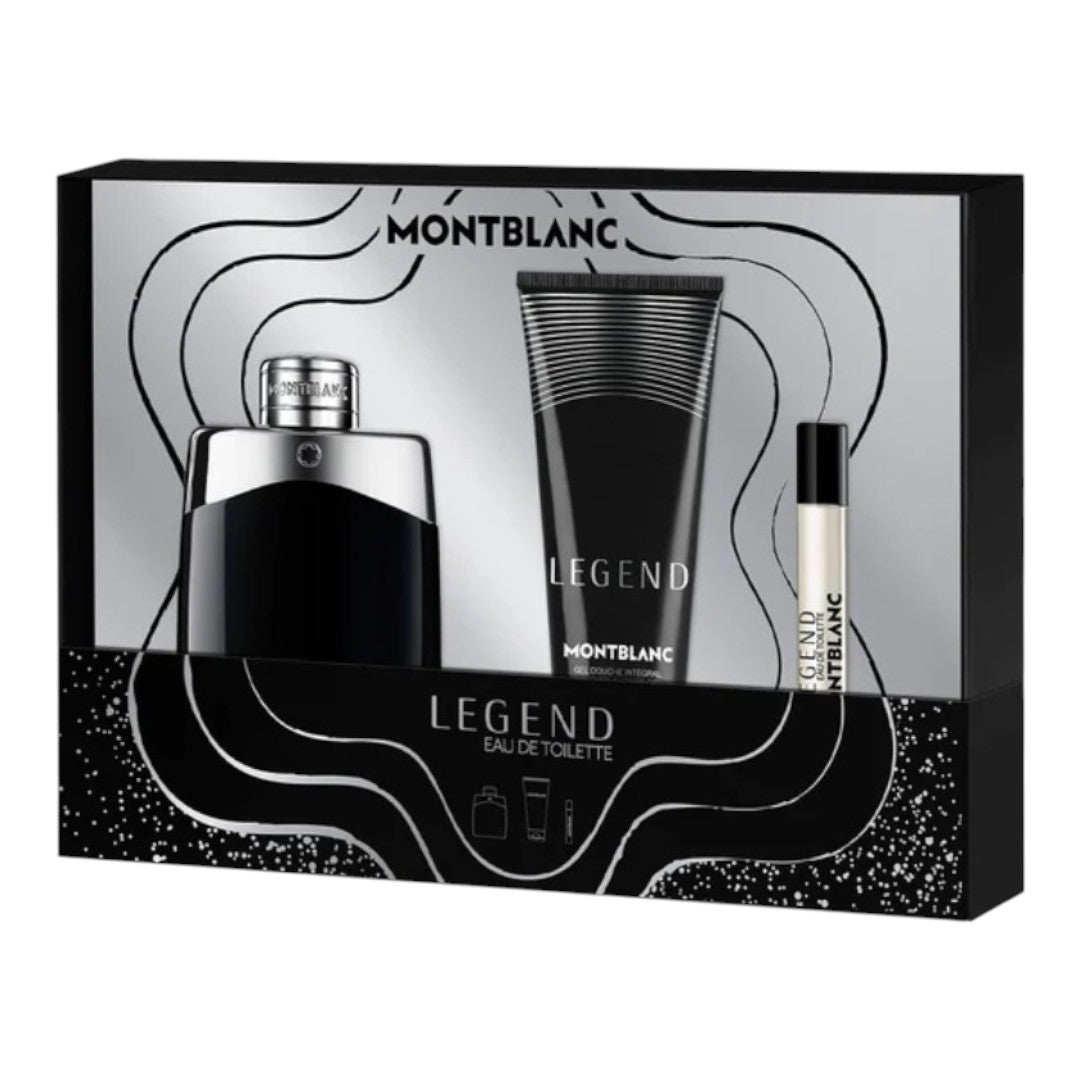 MONTBLANC SET LEGEND 100 ML+7.5 ML+SHOWER GEL 100 ML 3 PIEZAS