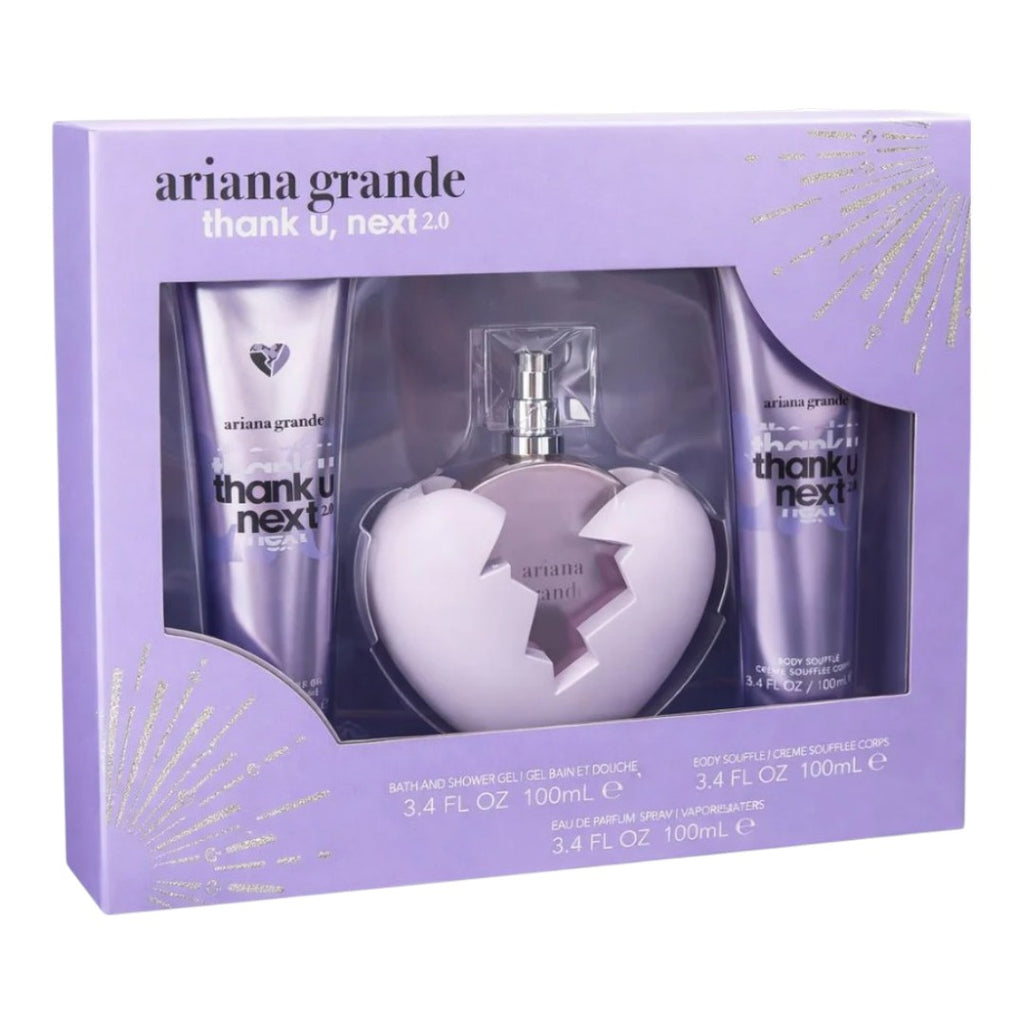 ARIANA GRANDE THANK U NEXT 2.0 GIFT SET 3 PIEZAS SHOWER GEL+CREME