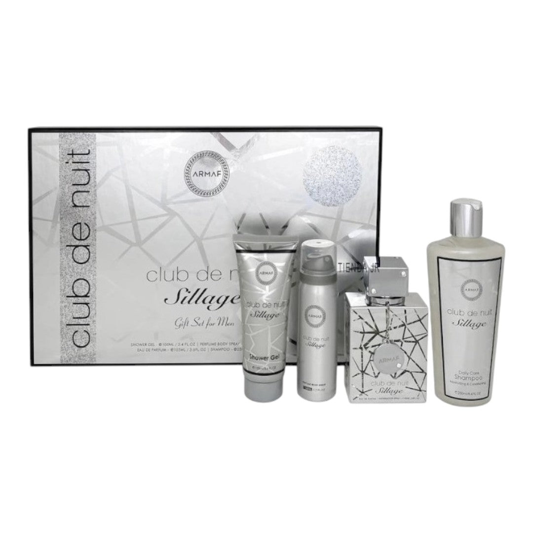 ARMAF CLUB DE NUIT SILLAGE GIFT SET FOR MEN 4 PIEZAS