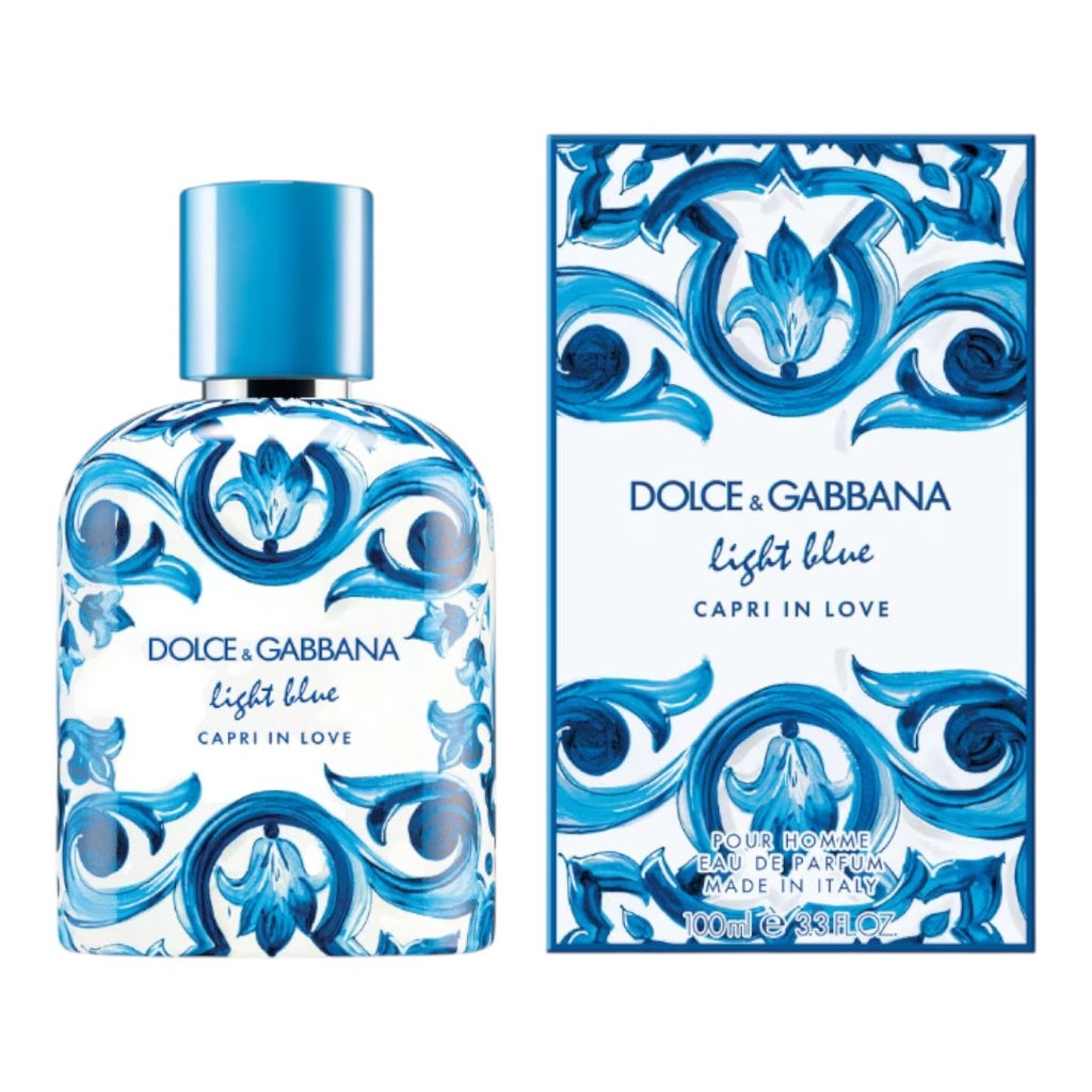 DOLCE & GABBANA LIGHT BLUE CAPRI IN LOVE POUR HOMME EDP 100 ML