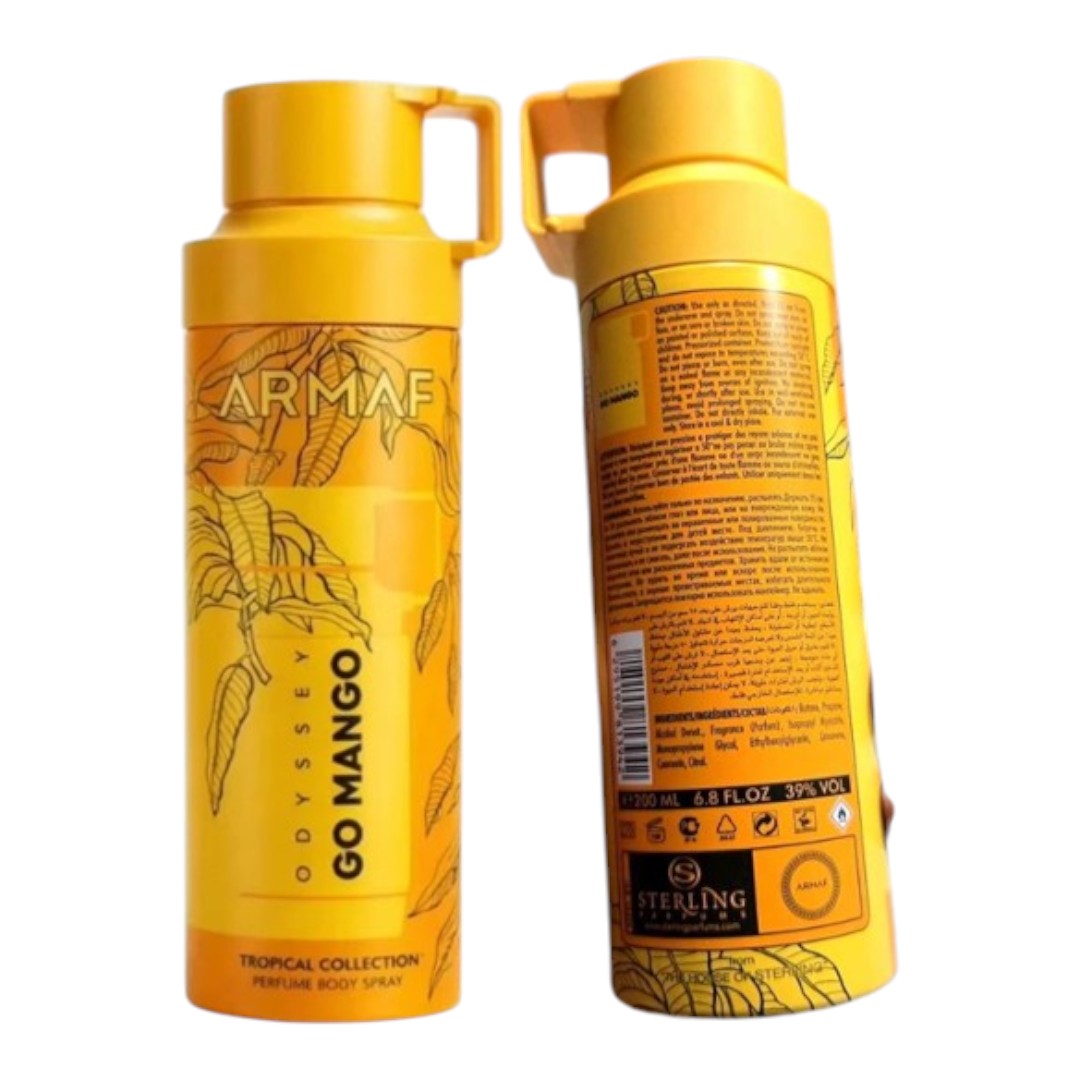 ARMAF ODYSSEY GO MANGO BODY SPRAY 200 ML