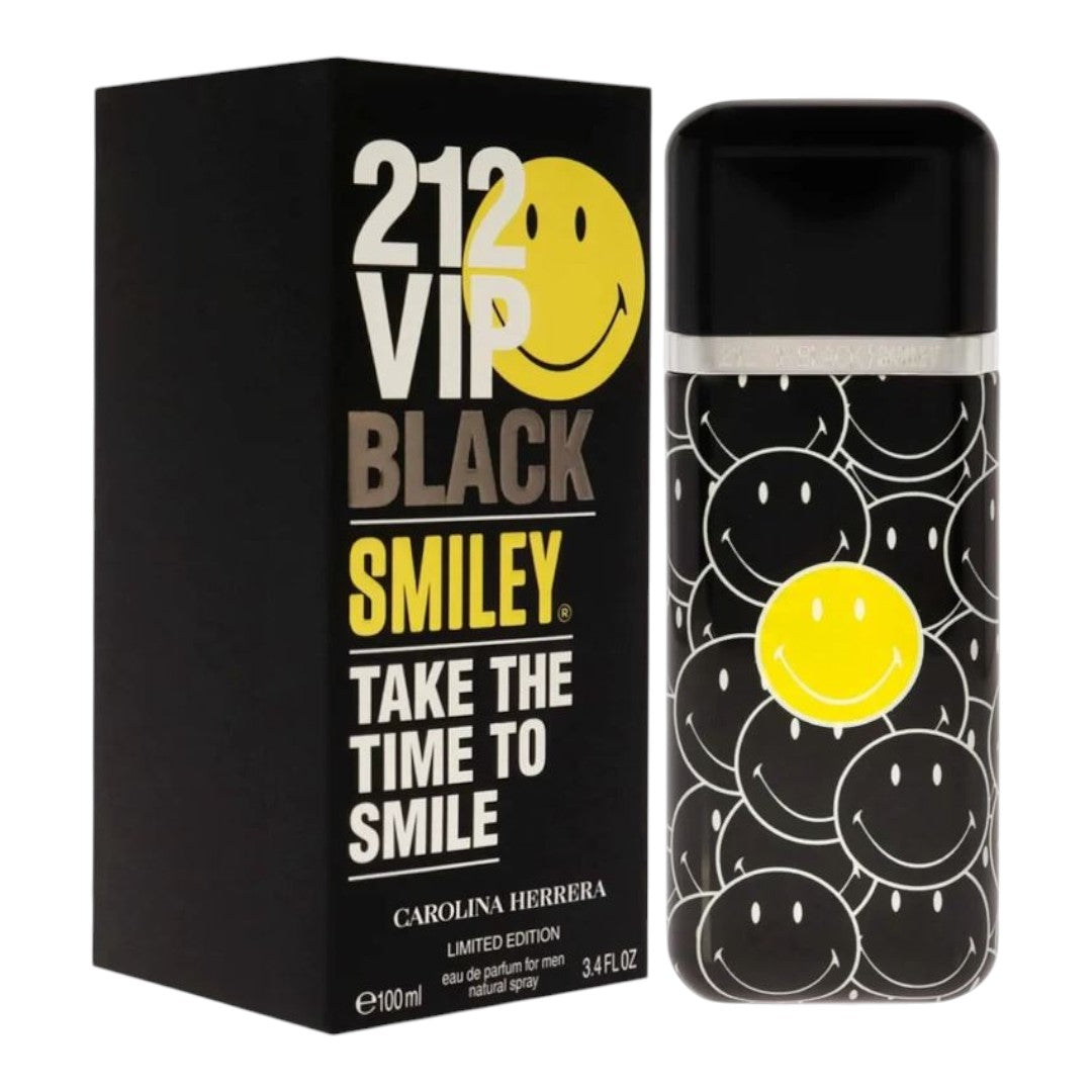 CAROLINA HERRERA 212 VIP BLACK SMILEY EDP 100 ML CABALLERO